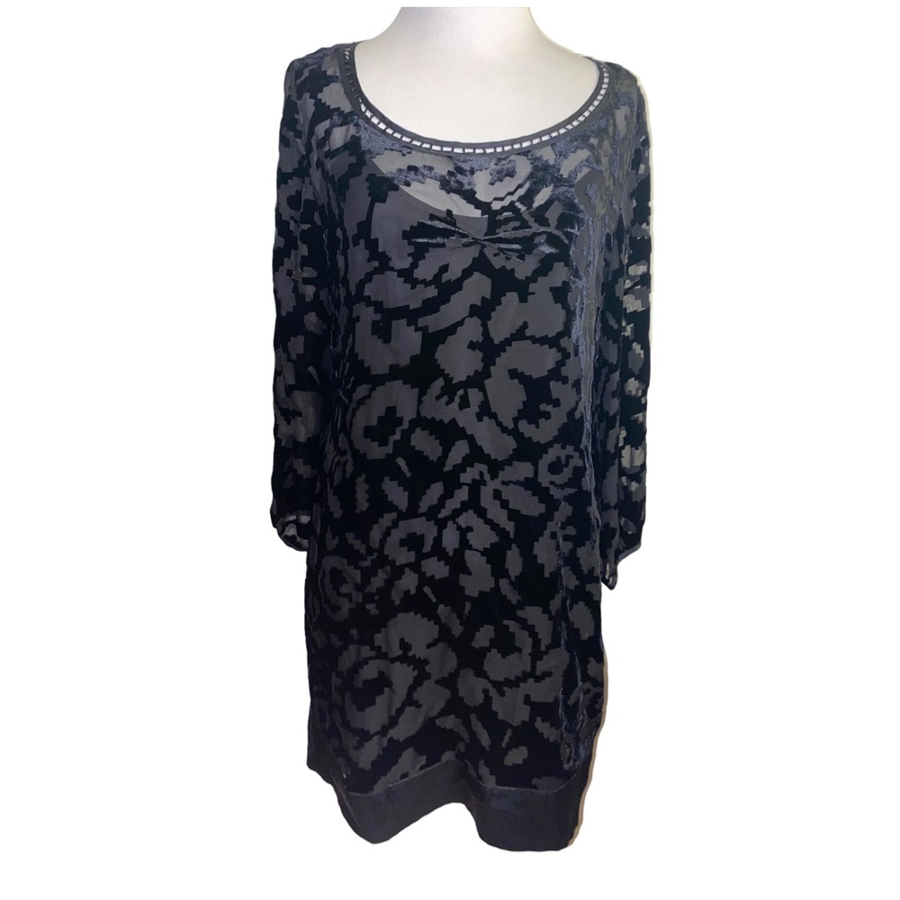 Juicy couture y2k velvety sheer dress (over tank dress) beautiful! Beaded! 😍